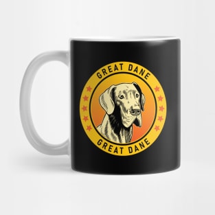 Great Dane Dog Portrait Mug